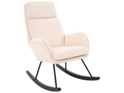 Krémové houpací křeslo Georgette