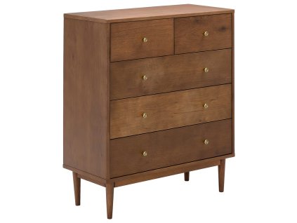 Tmavě hnědá komoda Sandy