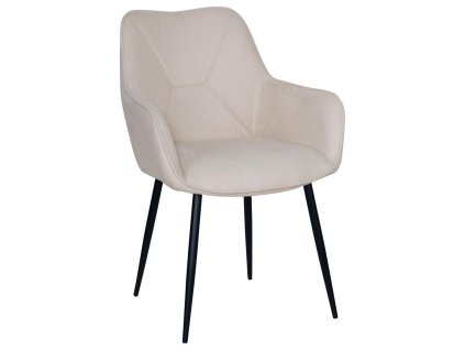 Krémové křesílko Ellen