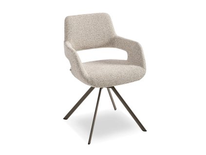 Krémové otočné křesílko Marcelo