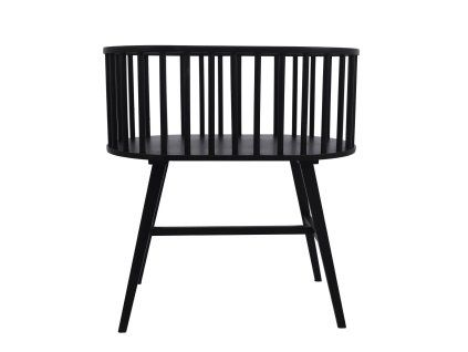 Černá dětská postýlka Reggio