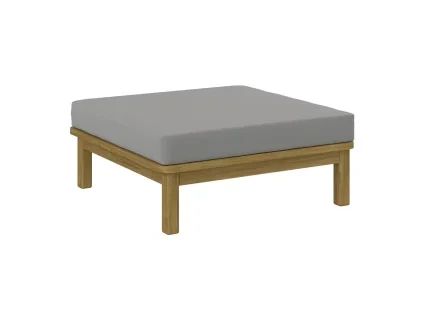 Šedobéžový zahradní taburet Chandler