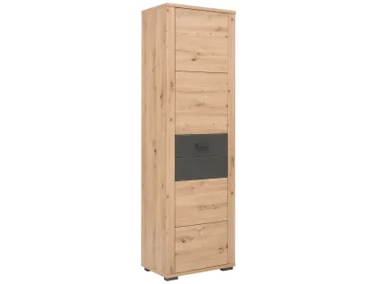 Hnědá šatní skříň Gibbs