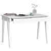 Bílý psací stůl Robertson 120 x 60
