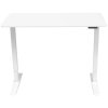 Bílý el. výškově stavitelný pracovní stůl Carrillo 120 x 60