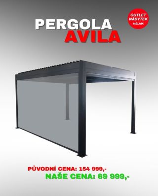 Antracitová pergola Avila🤩🥰💗 Materiál: aluminium, 100% polyester Rozměry: 396 x 231 x 299 LED osvětlení✅ Vysouvací stěny s...