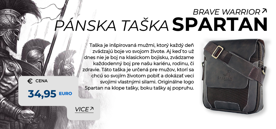 taška SPARTAN brave warrior clasicka