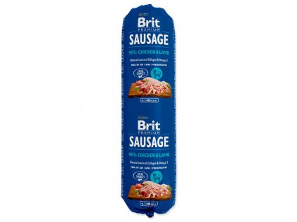 Brit Premium Sausage kuře a jehněčí, 800g
