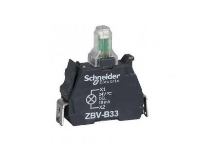 objimka led schneider electric zbvm34 230 240v zelena 1