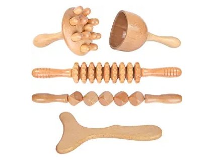 Wood Therapy Massage Tool Lymphatic Drainage Massager Anti Cellulite Fascia Massage Roller for Full Body Muscle.jpg 50x50.jpg (2)