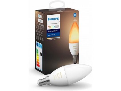 led zarovka philips hue white ambiance bluetooth e14 8718699726294 6w 470lm 2200 6500k studena bila 1