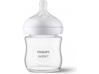 avent philips lahev natural response sklenena transparentni 120 ml