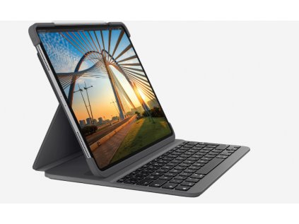 podsvicene pouzdro s klavesnici logitech slim folio pro ipad pro 12 9 3gen ita 1