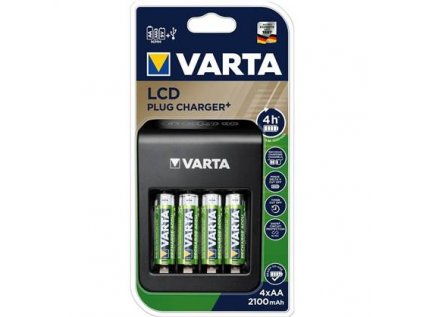 varta 57687 aa aaa 9v nabijecka baterii s lcd