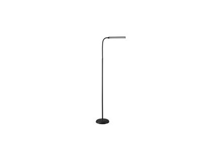 livarno home stojaci led lampa cerna