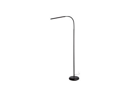 led stojaci lampa livarno home cerna 1