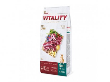 15938 akinu vitality dog adult hypoallergic lamb 12kg