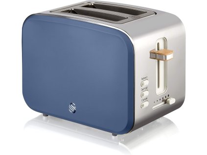 toustovac swan nordic wide slot 2 slices 3 funkce 6 stupnu opeceni moderni design modry 1