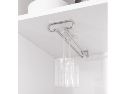 drzak na sklo pro nabytek rady 1 line delka 280 mm 3