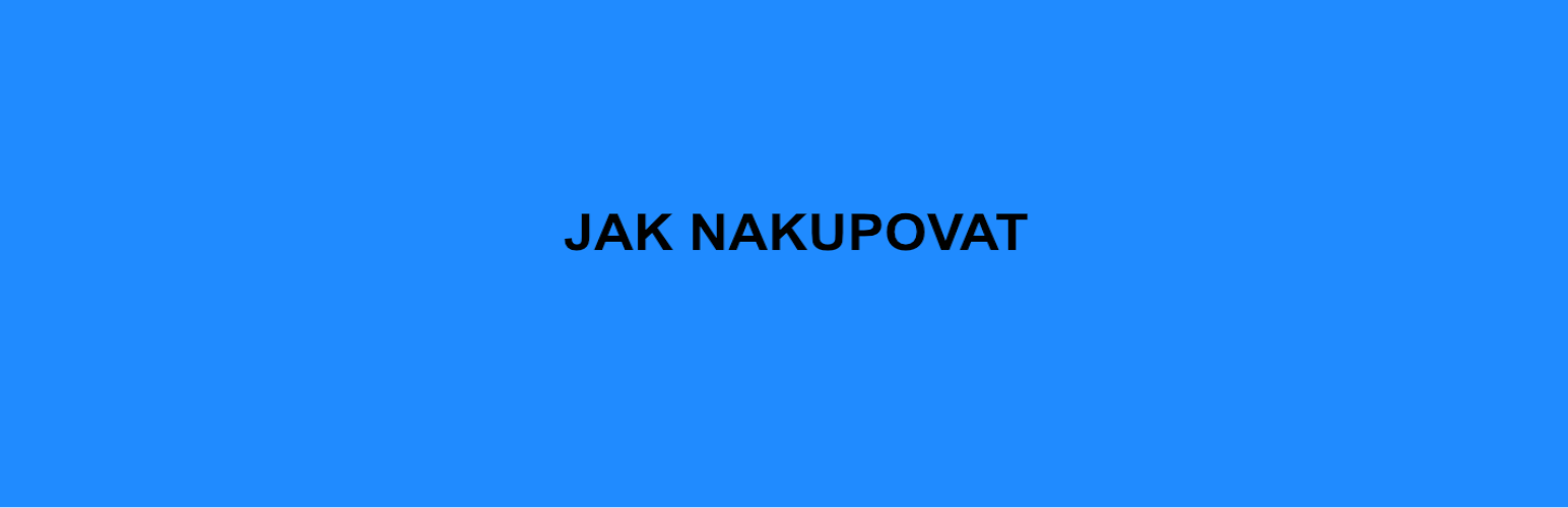 Jak nakupovat