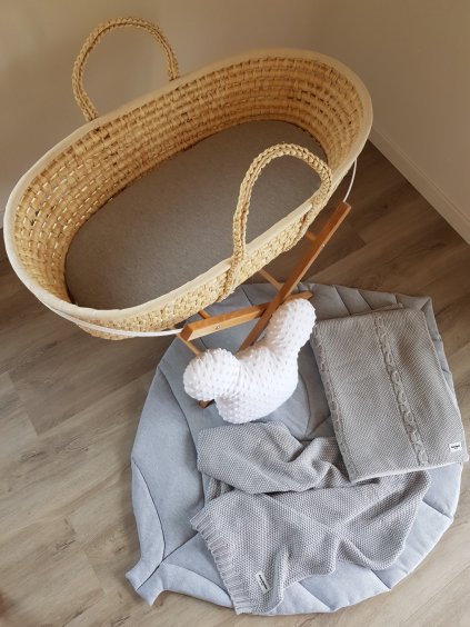 Bavlněné prostěradlo do Mojžíšova koše a do kočárku