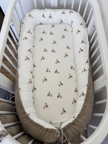 MAXI hnízdo bez volánku pro batole - na přání  do postýlky