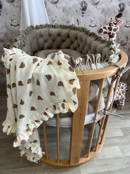 Letní deka s volánky - na přání  letní deka s volánky, rozměr 70x90 cm