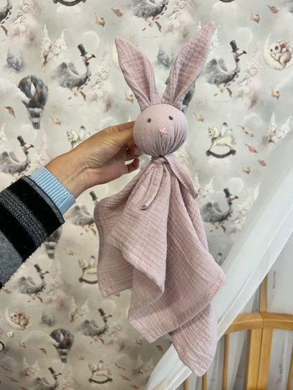 Usínáček z mušelínu (zajíček) - na přání