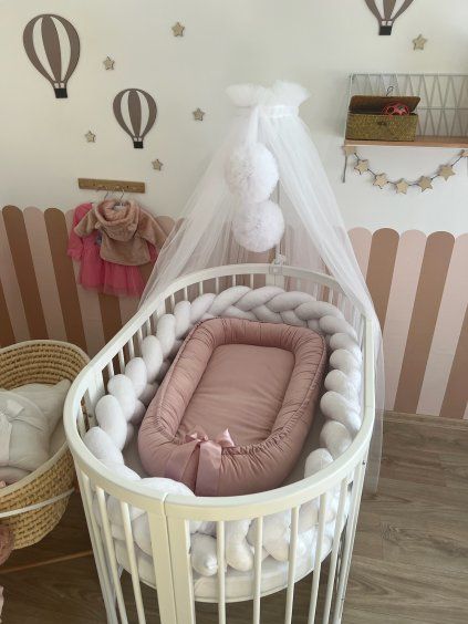 Rostoucí postýlka 7v1 BÍLÁ