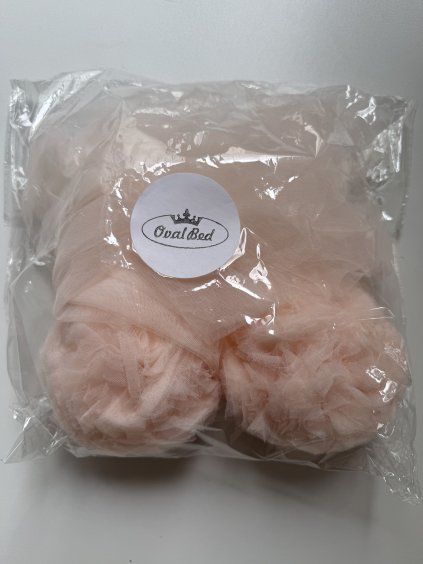 Meruňkové bambulky 2 ks klasický tyl