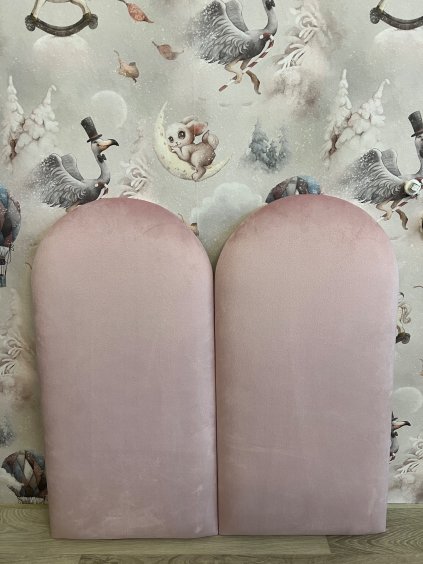 Panel na zeď 30x60 cm z hladkého ultrasoft velvetu - na přání