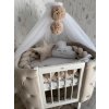 Rostoucí postýlka Blush béžová+bílá