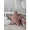Hvězdička - na přání  dekorativní polštářek · hvězdička · Oval Bed · s možností výšivky