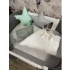Hvězdička - na přání  dekorativní polštářek · hvězdička · Oval Bed · s možností výšivky