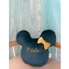 Mickey Mouse polštář s mašličkou - na přání  dekorační polštář mickey mouse s mašličkou