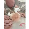 Labuť s korunkou s tylovými křídly - na přání  Polštářek ve tvaru labutě od Oval Bed