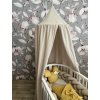 Mušelínový baldachýn - na přání  ke stropu nebo na náš volně stojící stojan