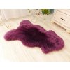 Fialová ovčia kožušina