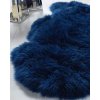 blue sheepskin rug 400x500