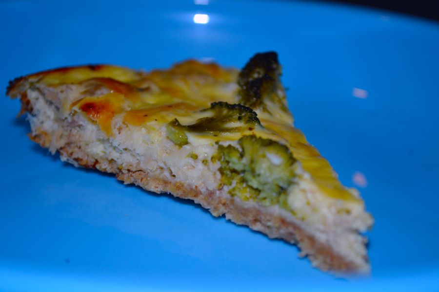 Slaný brokolicový koláč