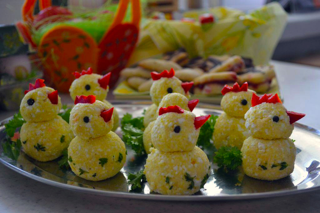 Veľkonočné kuriatka na jedenie