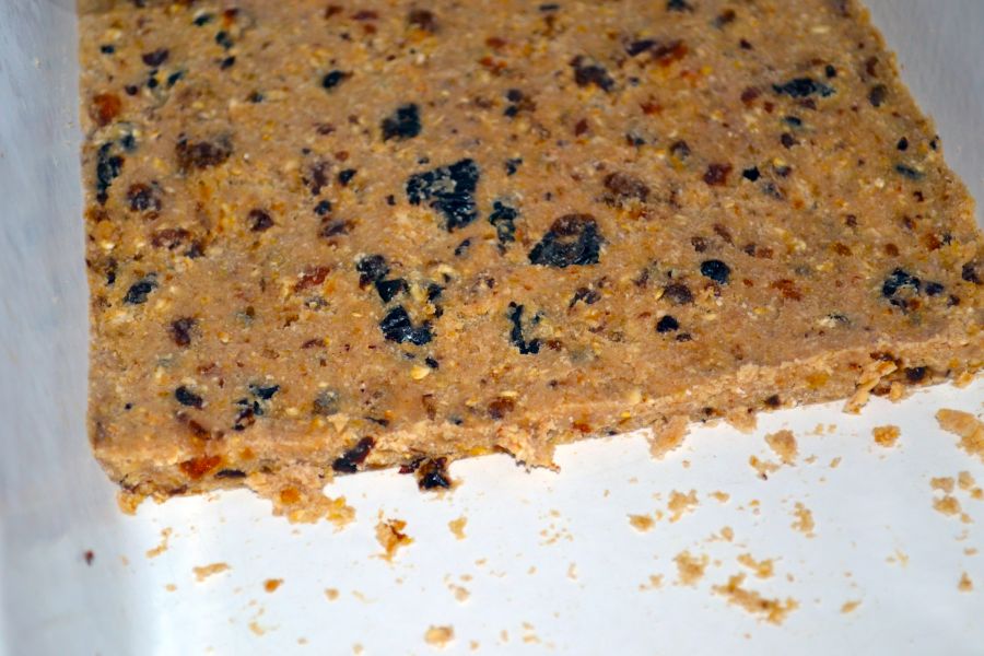 Nepečené ovsené kocky