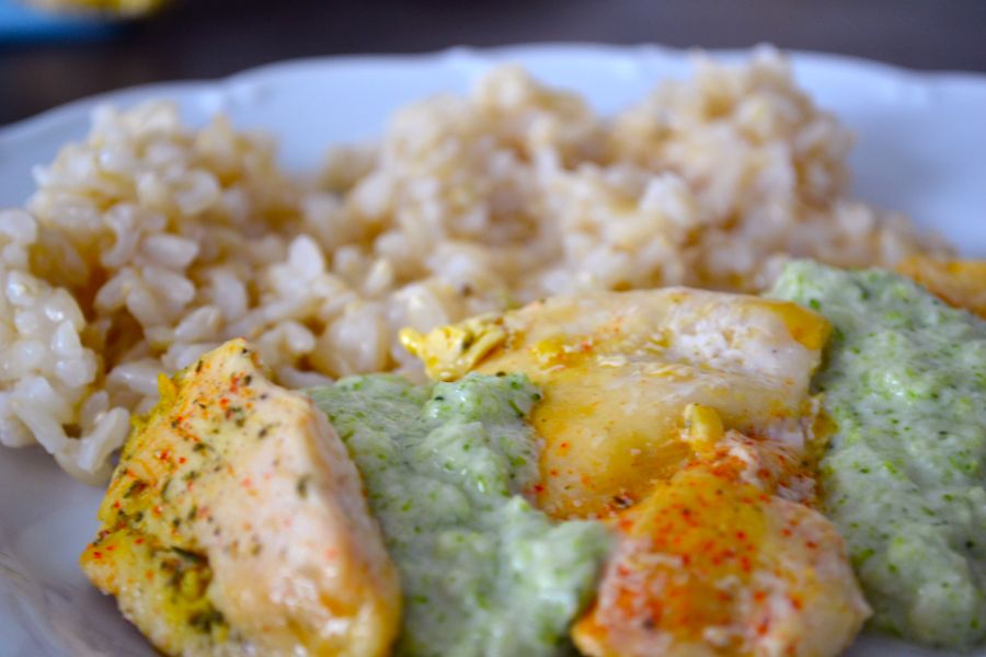 Kuracie mäsko s brokolicovou omáčkou