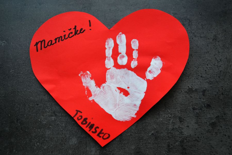 Deň matiek: Odtlačka ručičky