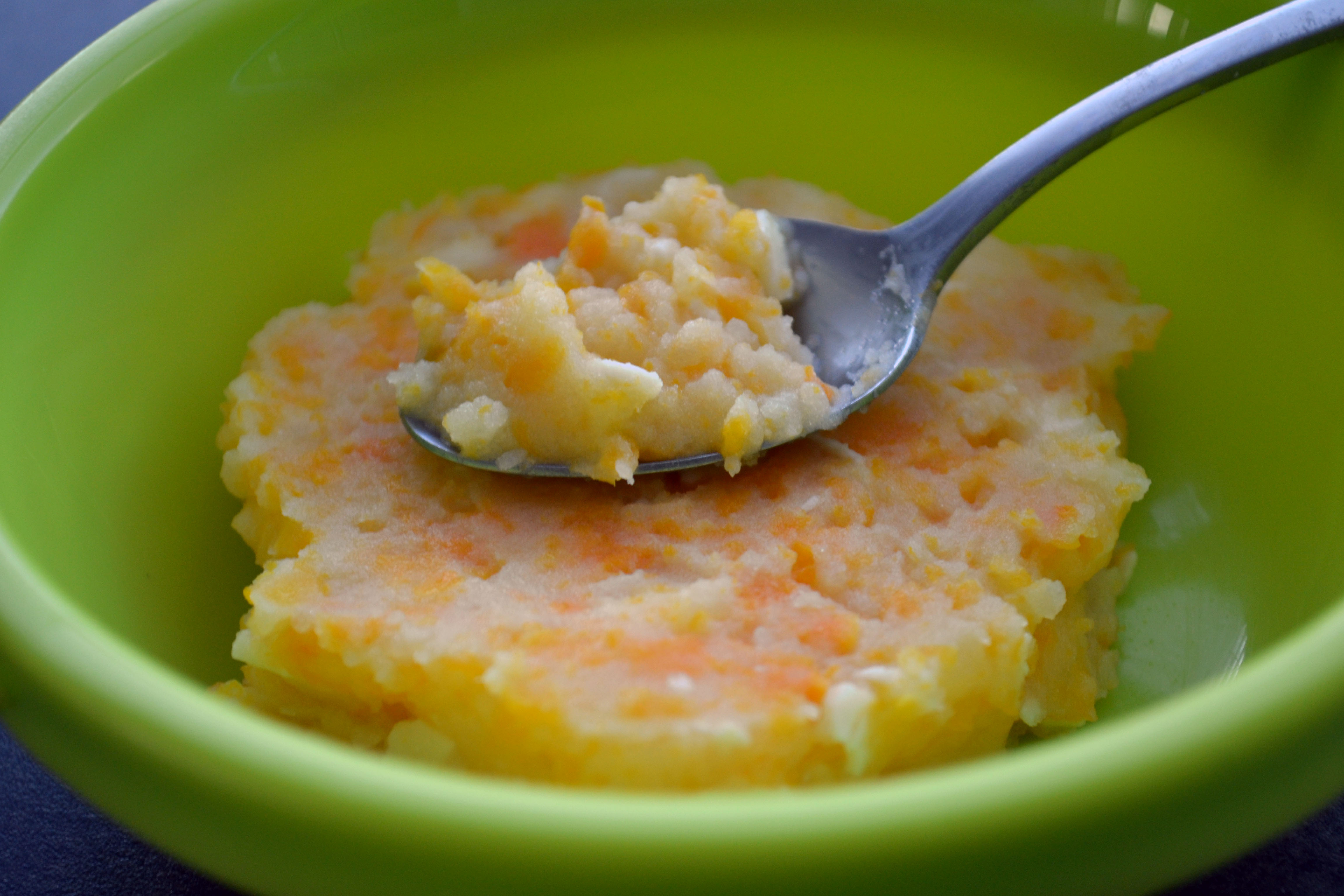 Zemiaková kaša s mrkvou