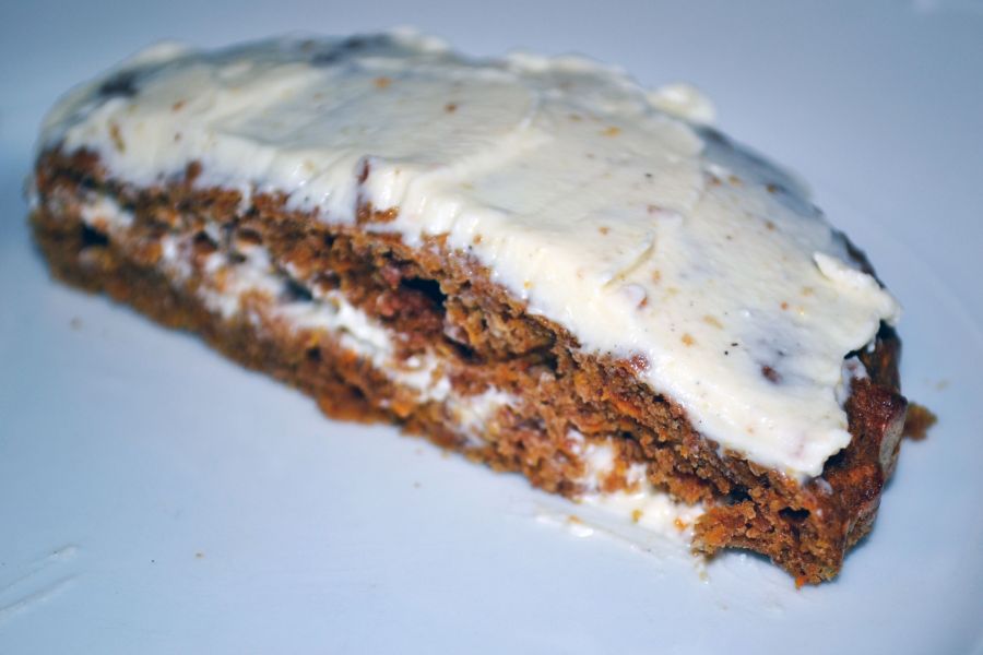 Mrkvový osviežujúci mini koláčik