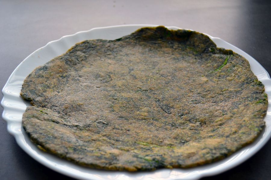Špenátová placka (tortilla)