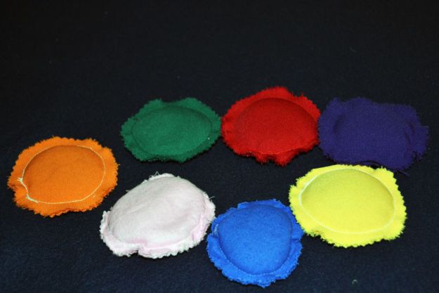 Farebné ryžové vrecúška