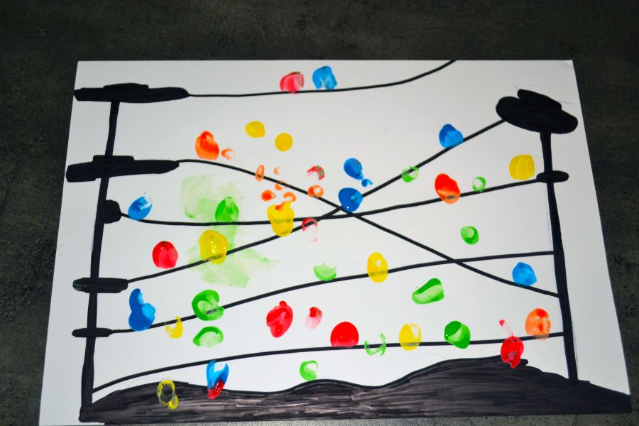 Odtlačky prštekov do obrazu