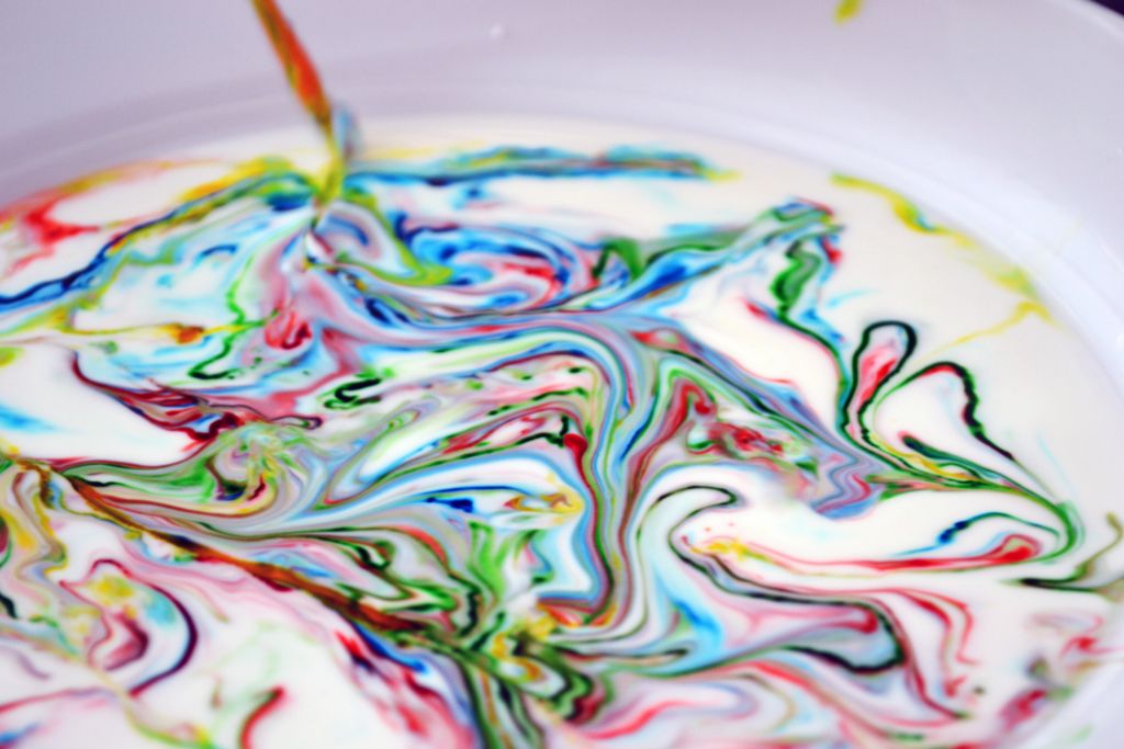 Pokus: Farby a kukuričný škrob